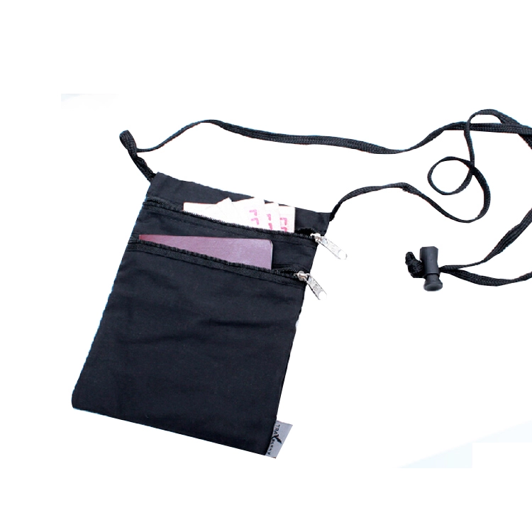 13516 信天游热销促销定制 Rfid 护照胸包手机颈挂包
