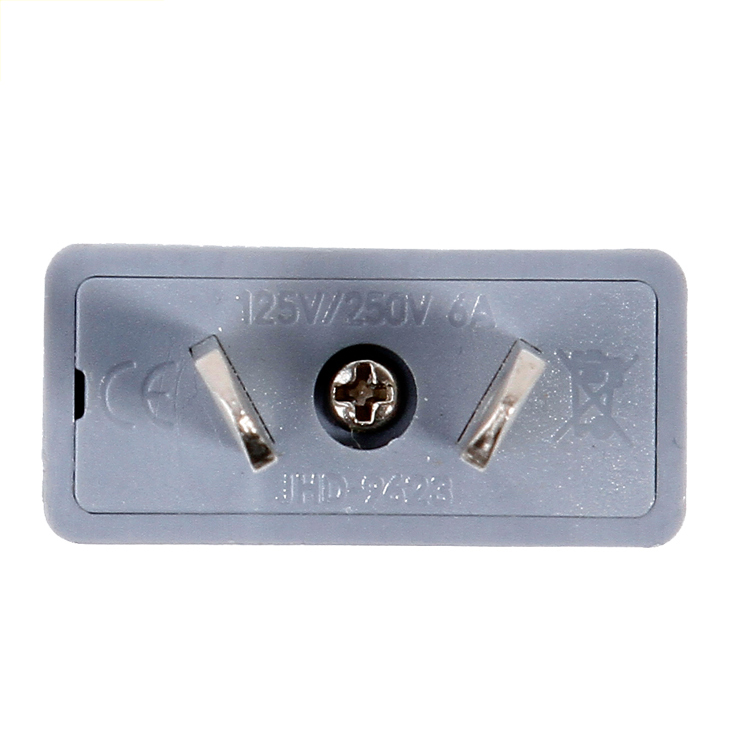 Travelsky 2 flat pins adapter plug 13605-4 航信2扁针转接插头 13605-4