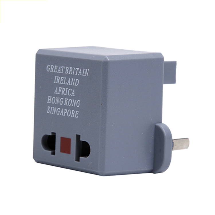 Travelsky 2 flat pins adapter plug 13605-4 欧洲英国全球多插头适配器 13651-4